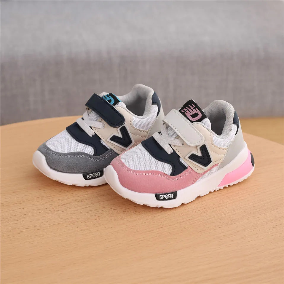 Spring Autumn Kids Shoes Baby Boys Girls Children's Casual Sneakers Breathable Soft Anti-Slip Running Sports Shoes Size