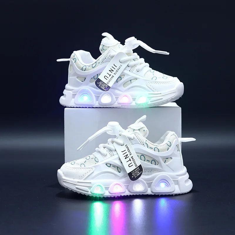 Kids Sneakers 2025 Spring New Girl Sneakers1-6years Old Casual LED Kid Shoes Fashion Girls' Shoes Designer Shoes Tenis De Mujer