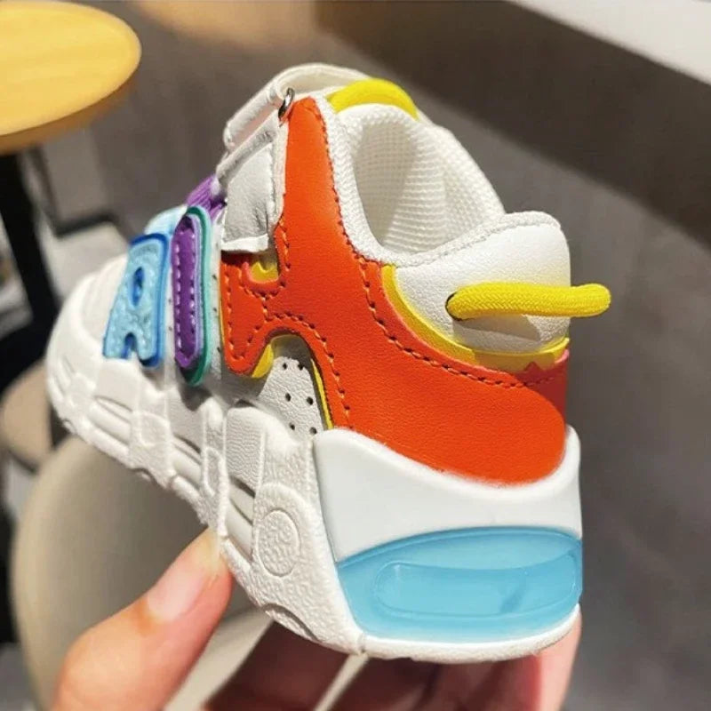 Four Seasons Children's Sneakers Girls Boys Non-slip Sport Shoes Toddler Non-slip Sneakers Casual Soft Shoes Kids Outdoor Sho