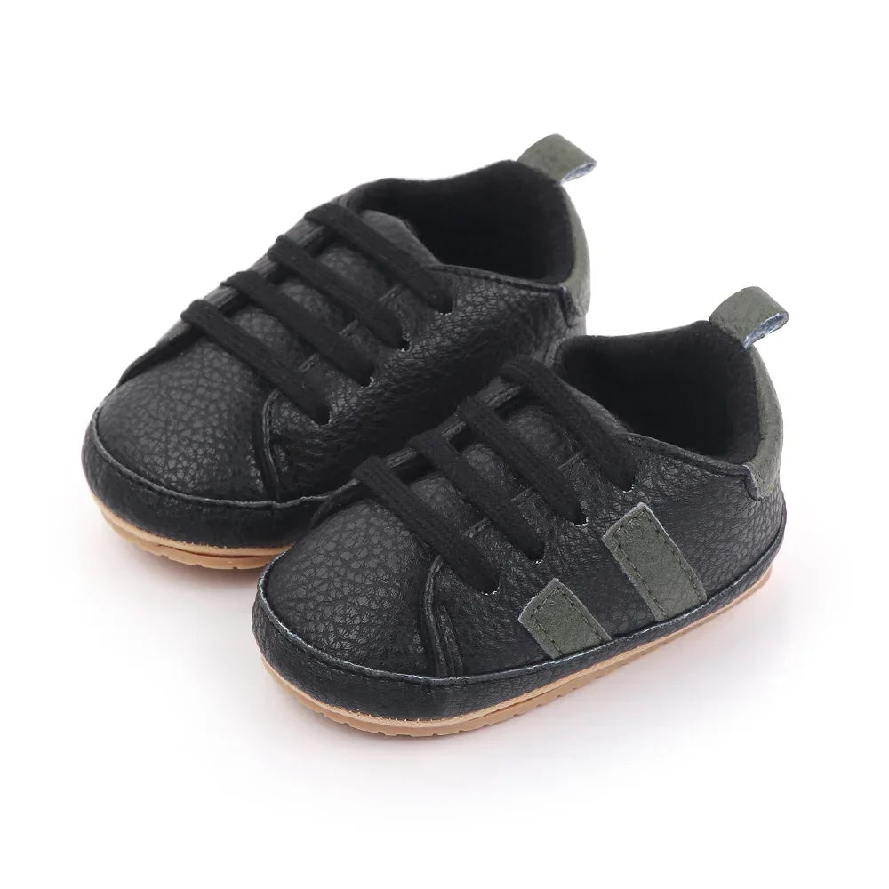 Baby Casual Shoes for Spring and Autumn TPR Sole Anti-slip High Quality PU Hot Selling Multiple choice 2023 Baby New Fashion
