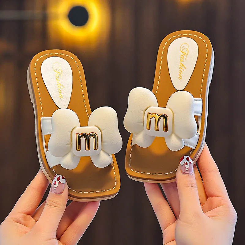 Children Slippers Kids Summer Cartoon Beach Shoes Girls Baby Soft Sole Non-Slip