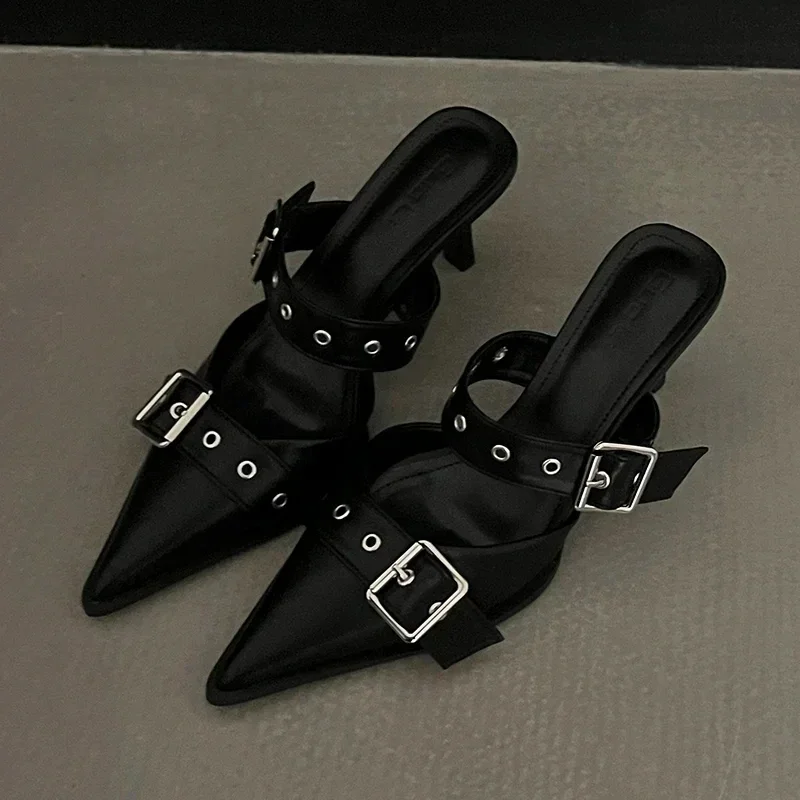 Black 6cm Heel high