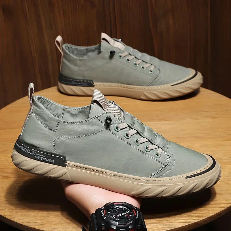 Green men sneakers